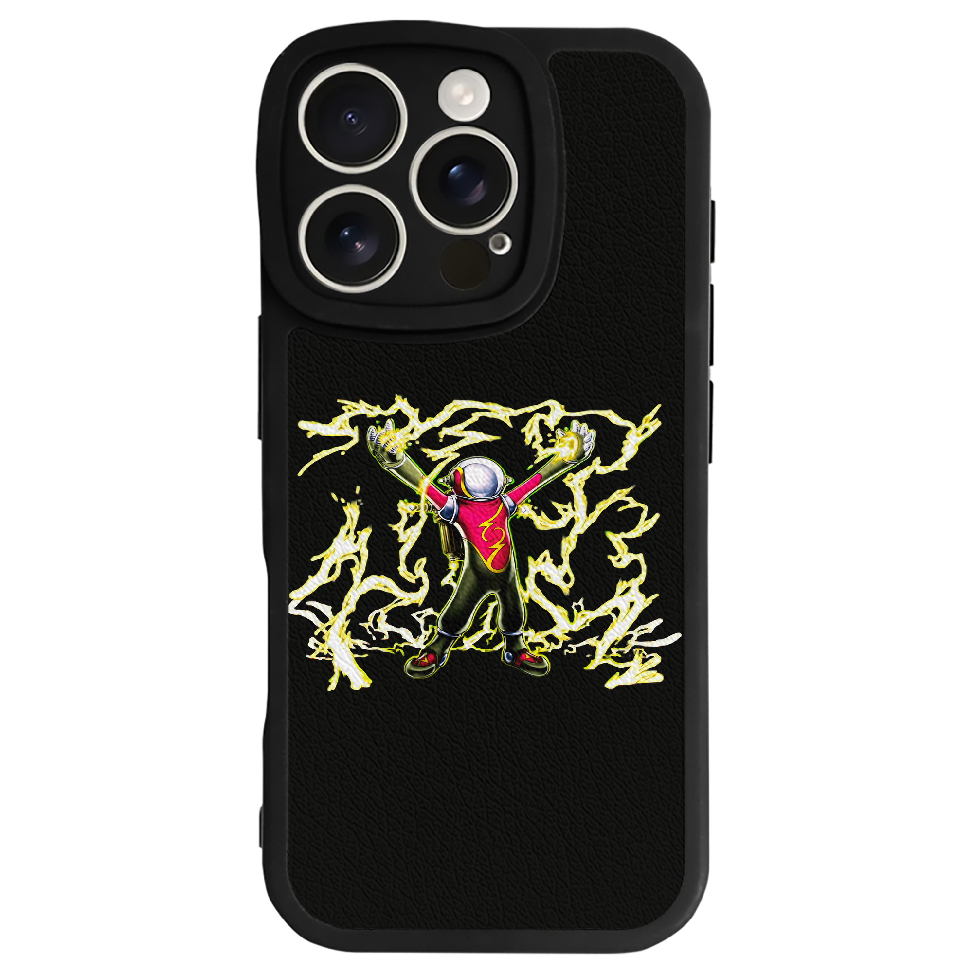 （画像用） 遊☆戯☆王 Yu-Gi-Oh! 【iPhone 16シリーズ対応】シリコンスマホケース（レザー調） 材質：シリコン